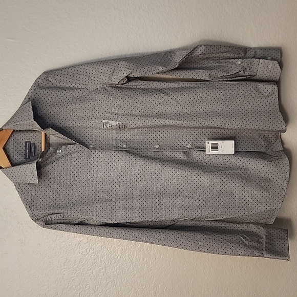 Geoffrey Beene Slim Fit Flex Collar - Stretch, Button Up Dress Shirt - Picture 1 of 13